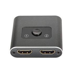 HDMI Switch 4K HDMI Splitter; 2 Input 1 Output Or 1 In 2 Out; Supports 4K 60Hz 3D HD 1080P For PC Monitor; Projector; Blu-Ray Player; TV Stick; S