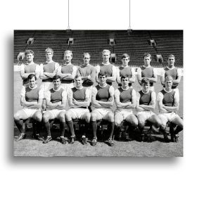 Sheffield Wednesday Football Club Team Photo 1967-68 Season Canvas Print or Poster (Type: Standard Framed Canvas Print, size: 32" x 24" / 80cm x 60cm (approx))
